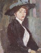 Amedeo Modigliani La femme au chapeau (mk38) oil painting picture wholesale